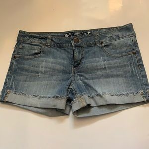 Light Wash Jean Shorts